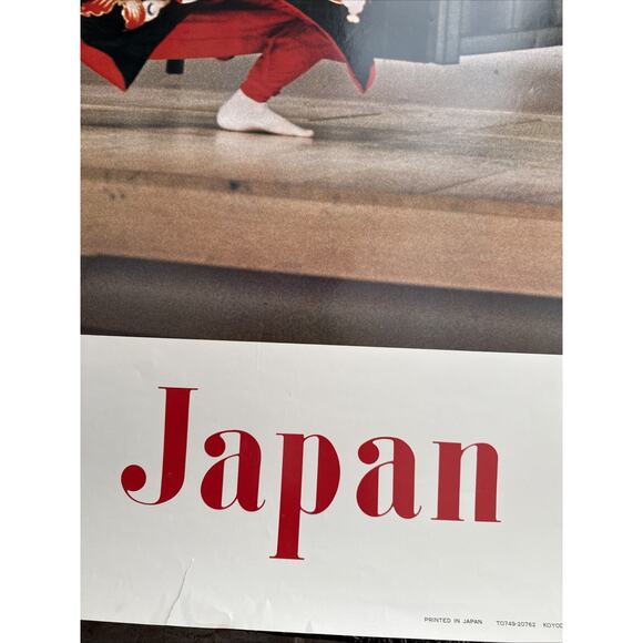 1970s Kabuki Drama Japanese Poster Japan Tourist Organization Travel Promotion - Picture 2 of 12